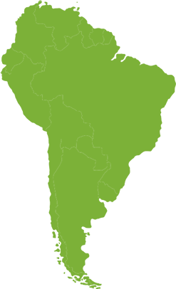 mapa america do sul
