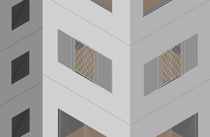 redes de protecao para janelas com venezianas